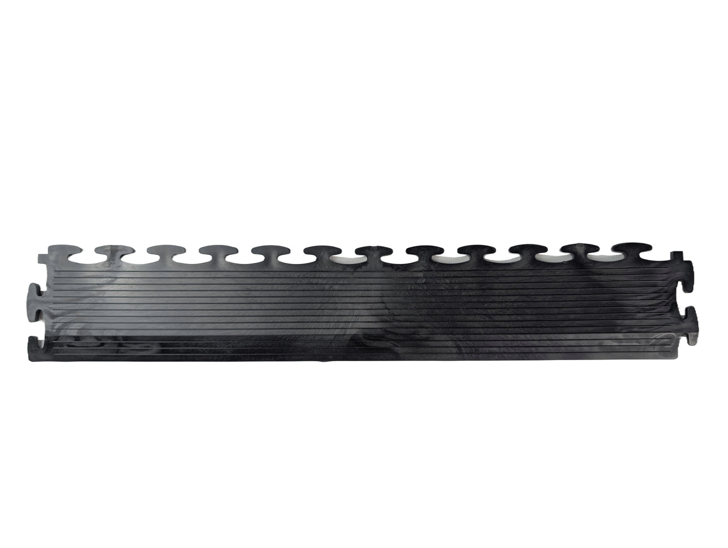 Premium Heavy-Duty Solid 7mm PVC Black Interlocking Garage & Workshop Floor Tiles, Oil & Chemical Resistant, Trolley Jack Approved (500x500x7mm)