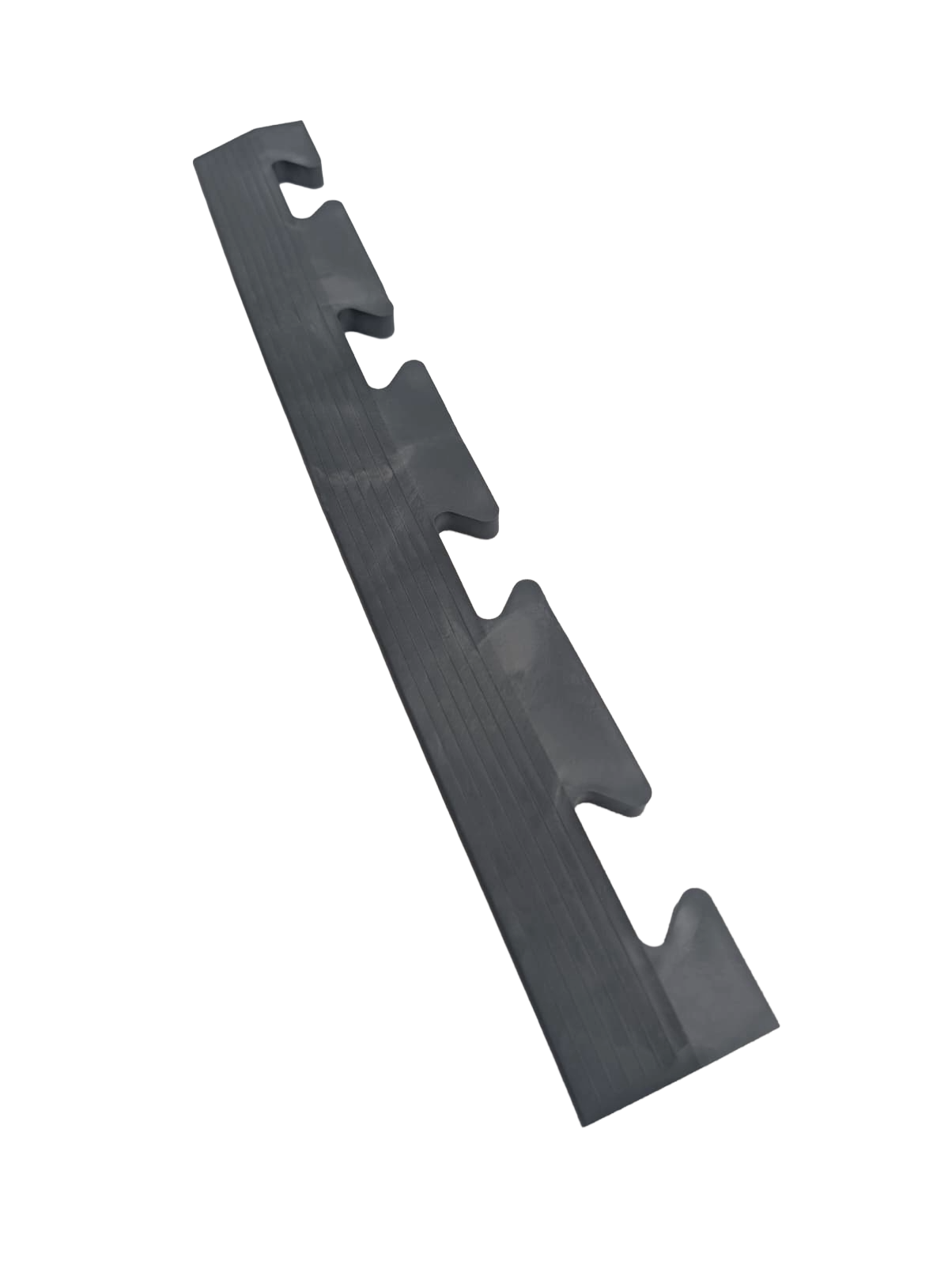 Heavy-Duty Grey PVC Penny Pattern Interlocking Garage & Workshop Floor Tiles Oil & Chemical Resistant (495x495x12mm)